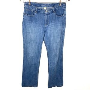 Liz Claiborne Bootcut Mid Rise Light Wash Jeans